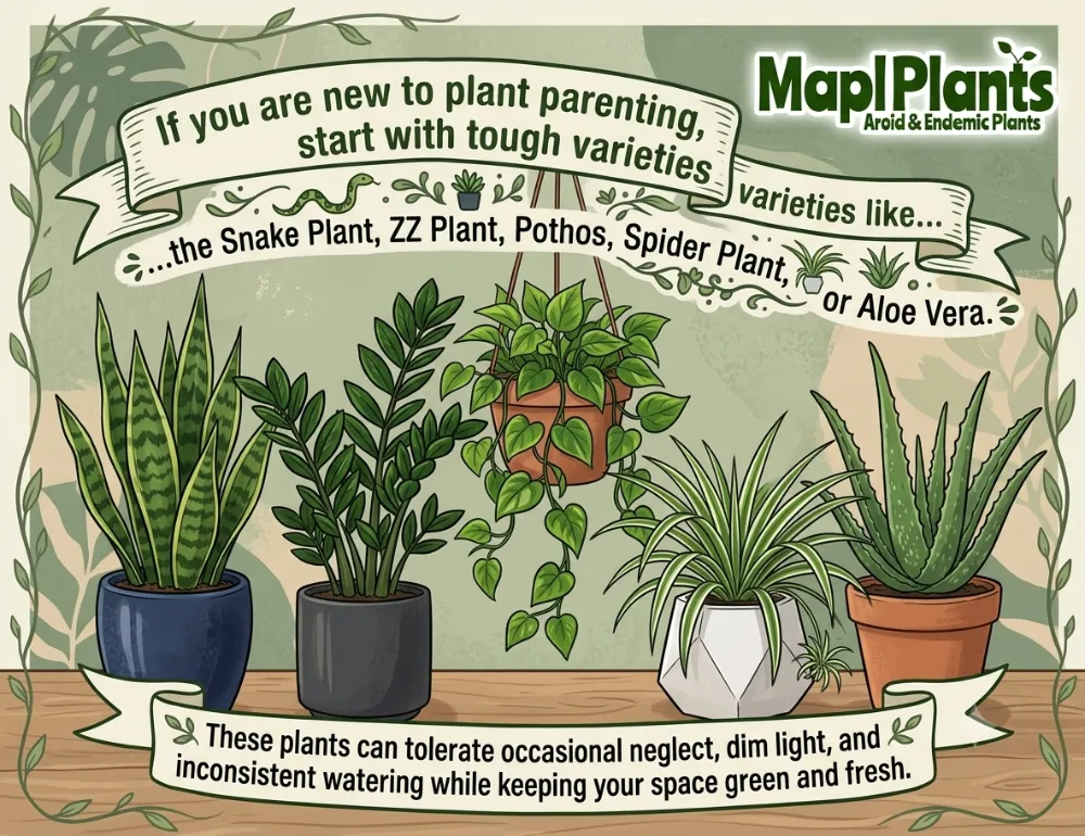 5 Hard-to-Kill Plants for Beginners